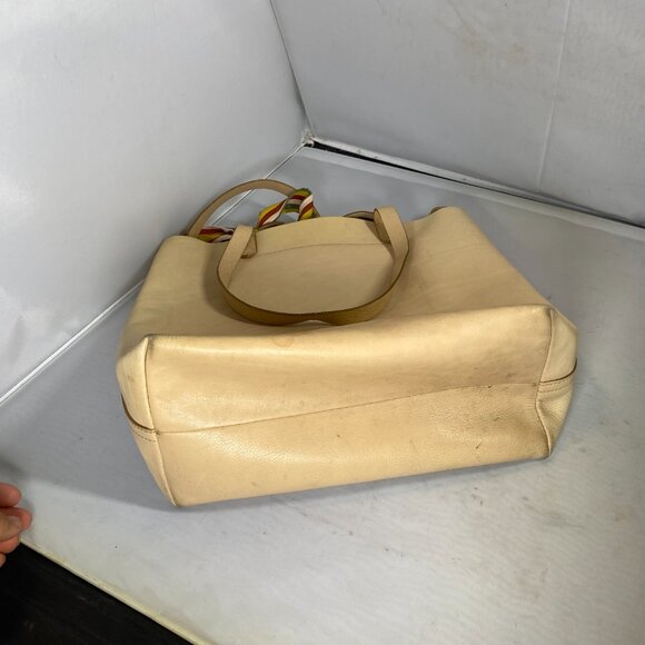 Madewell Transport Brown Leather Medium Tote Handbag - Picture 3 of 4